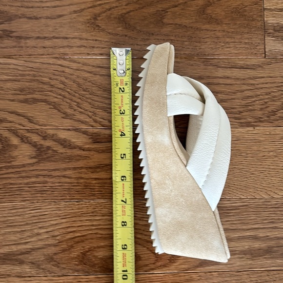 Pedro Garcia leather and suede platform wedge sandals. New without box - Picture 6 of 6